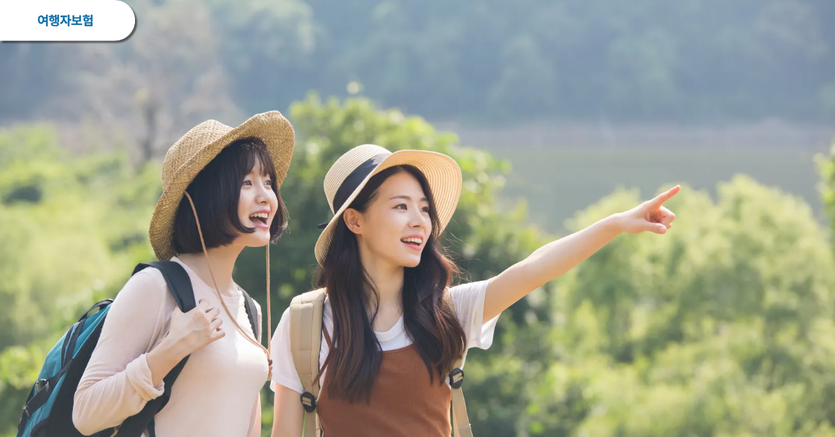 여행자보험 가격비교 후 안전하게 여행을 하는 모습